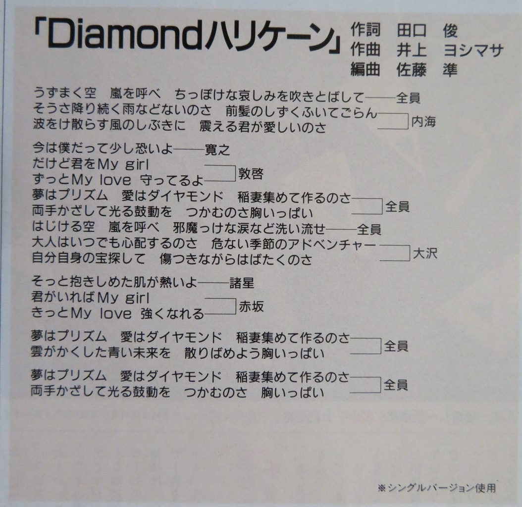 今 明かされる ふりかえって Tomorrow のすべて 七色の虹に包まれた君