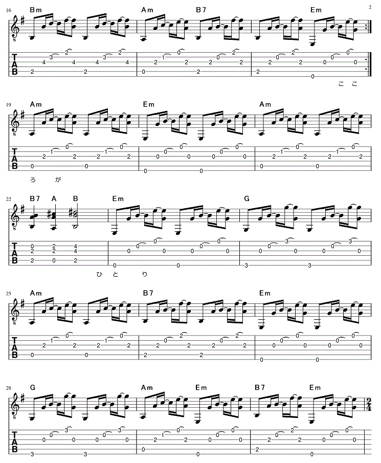 ★中島みゆき/ベストソングス/タブ譜/バンドスコア/楽譜 アコースティックギター | Guitar songbook 中島