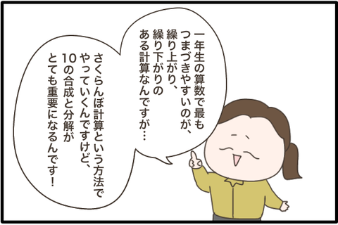 一年生の算数でつまづきやすいのがさくらんぼ計算