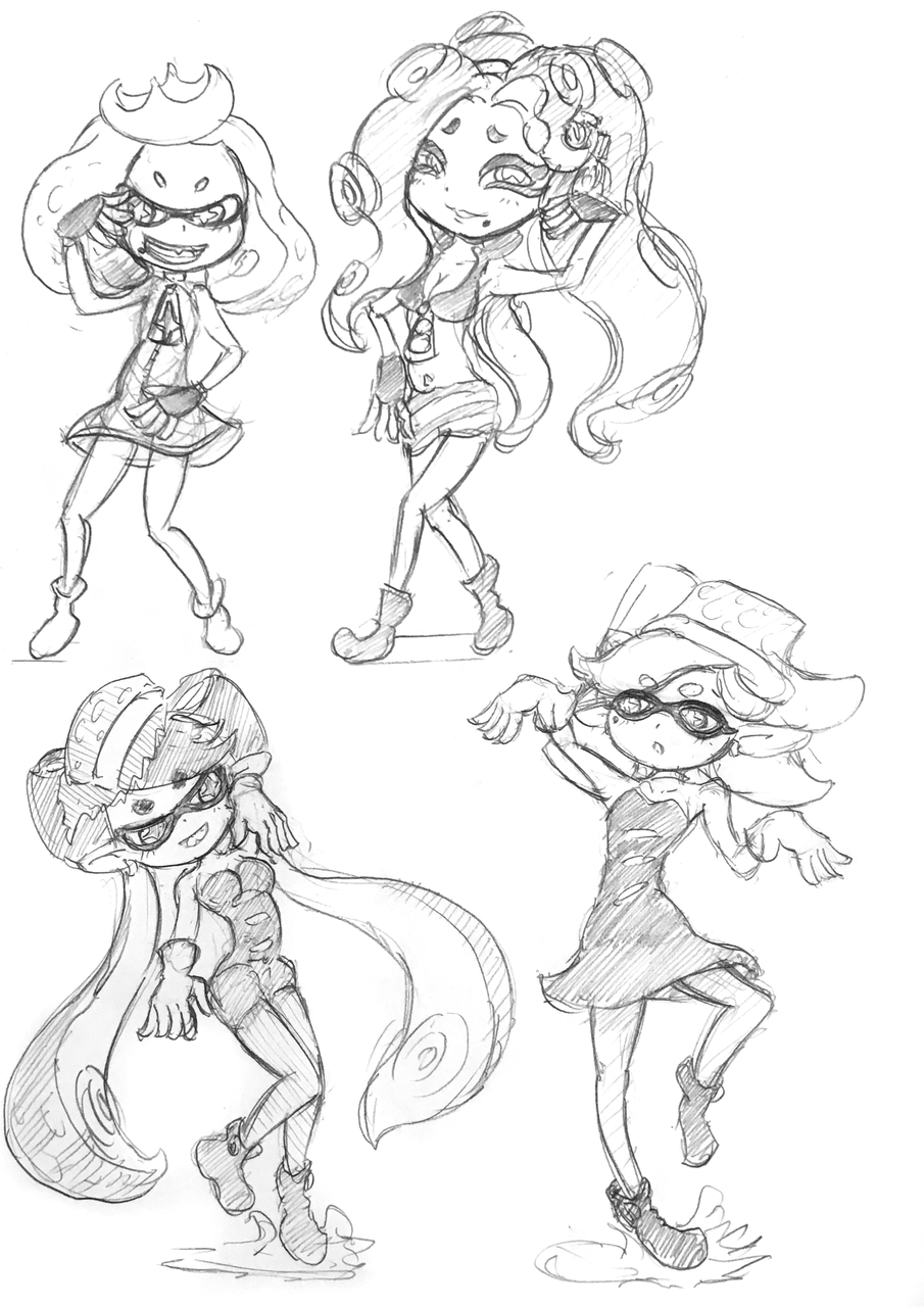 いろいろ スプラトゥーン2 イカ イラスト となり の トトロ イラスト