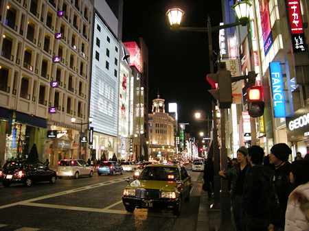 銀座の街