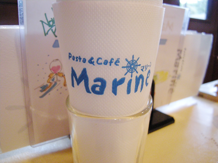 カフェ&パスタ-マリーン(Pasta&Cafe Marine)さんのナプキン