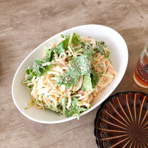 明太サラダうどん