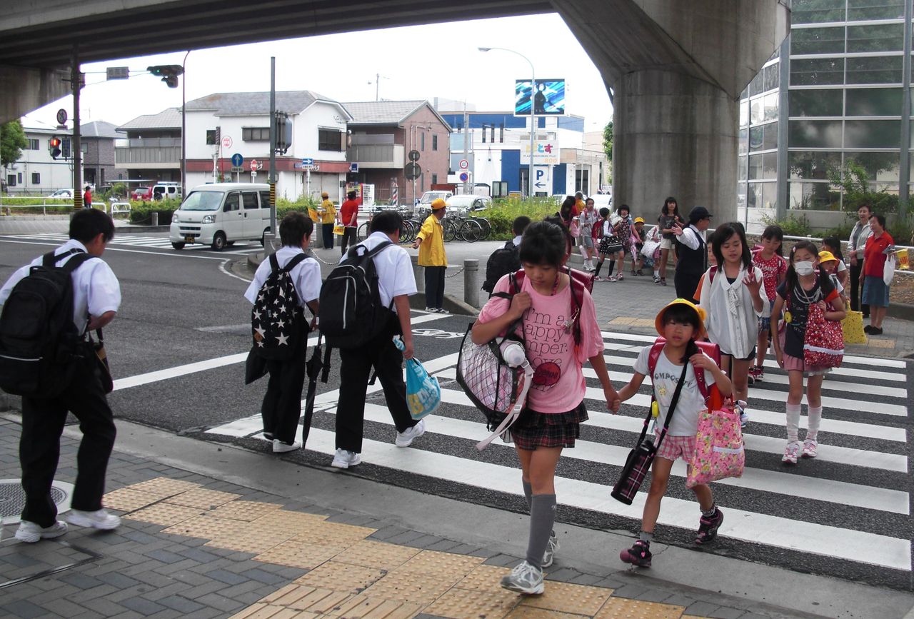 あいさつ運動 夢道場
