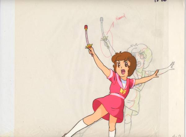 魔法使いサリー セル画 5枚セット サリー よしこ すみれ ポロン