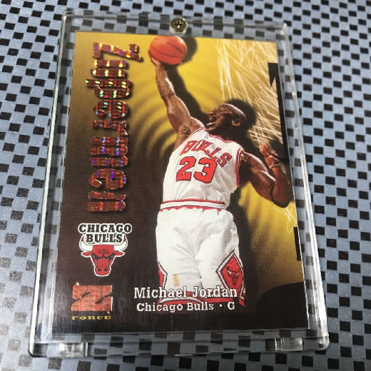1997-98 Skybox Z-Force Super Rave Michael Jordan Zuperman /50