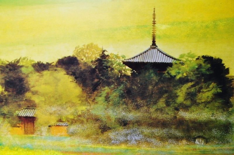 林功、【松声】、希少な大判額装用画集より、美品、日本人画家 2025年最新】Yahoo!オークション -林功(絵画)の中古品・新品・未