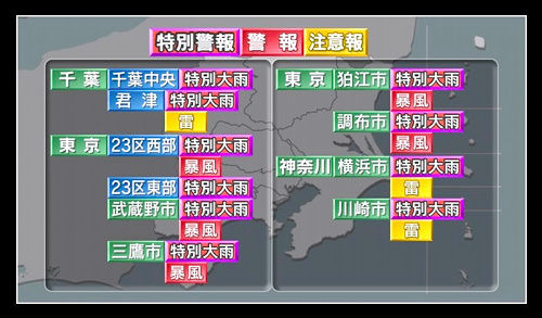 気象庁の「特別警報」が始まります : でれすけ