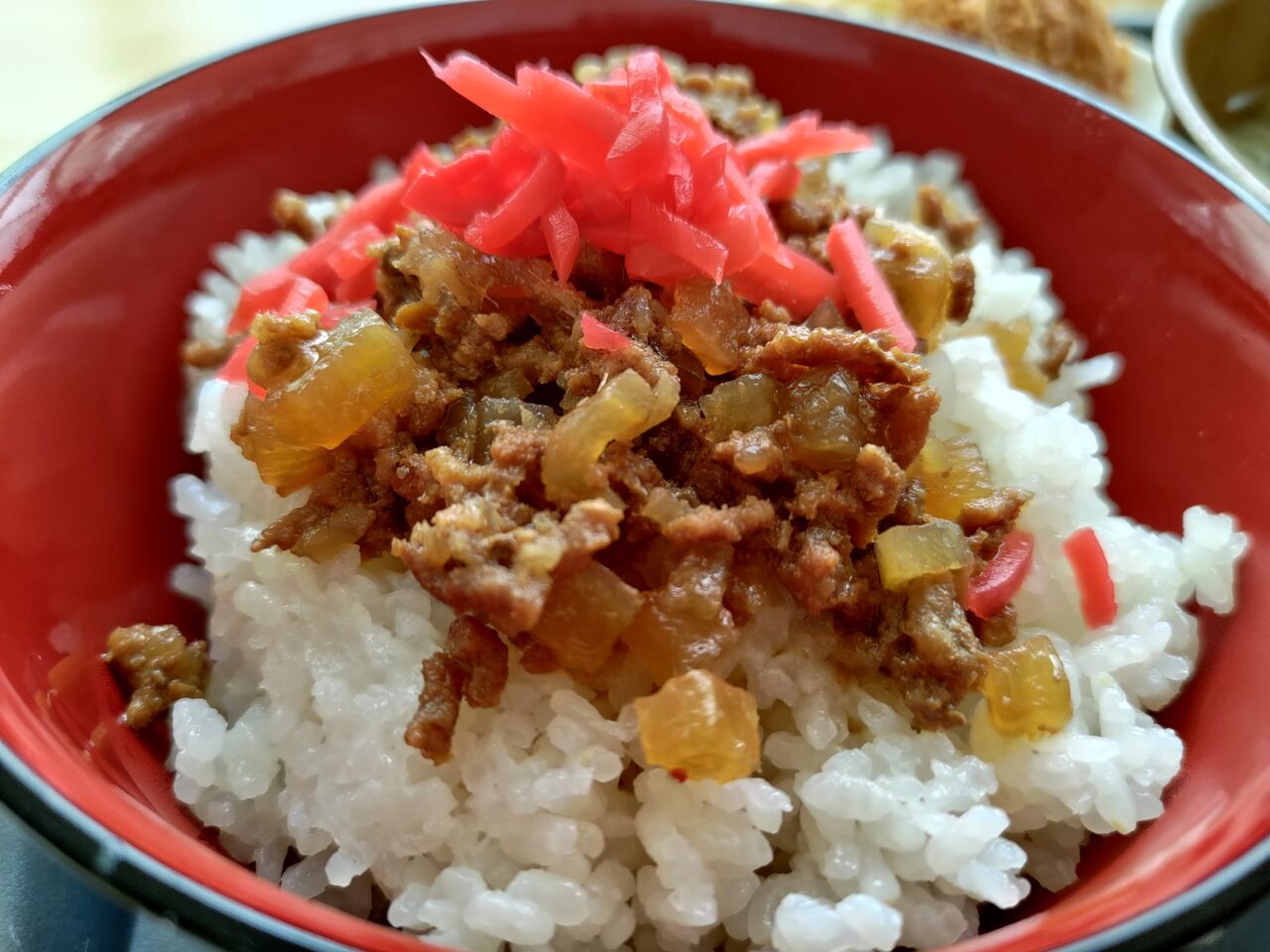 【日々】【食】2024年10杯目の丼ものは肉そぼろ丼でした。2月2日(金)のお昼ご飯にアルテリーベ(学食)でいただきました。 : YAGITA ...