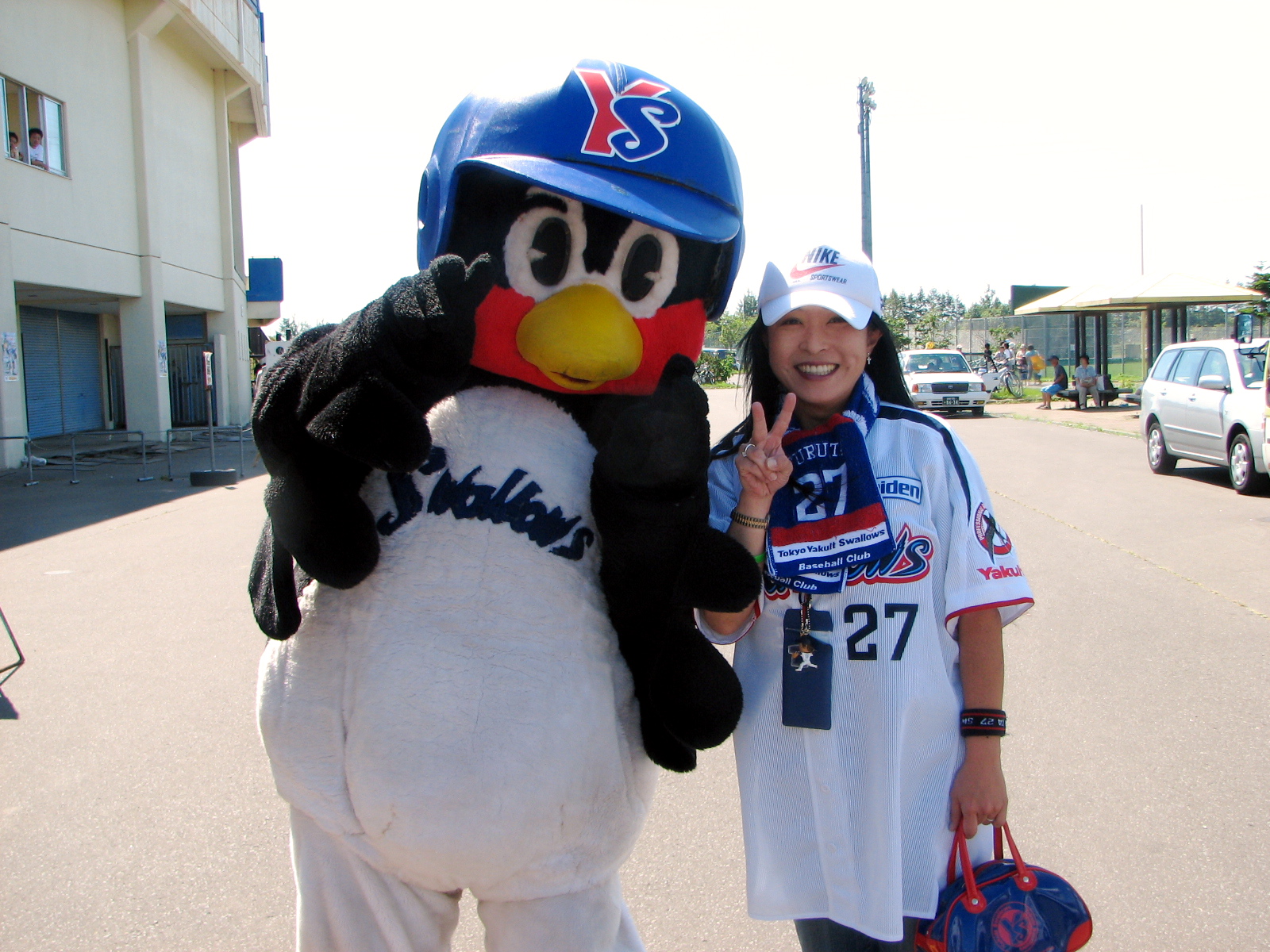 つば九郎のおなか はっかんきねんいべんと スワローズ 愛 改め 古田敦也27 愛 Annex