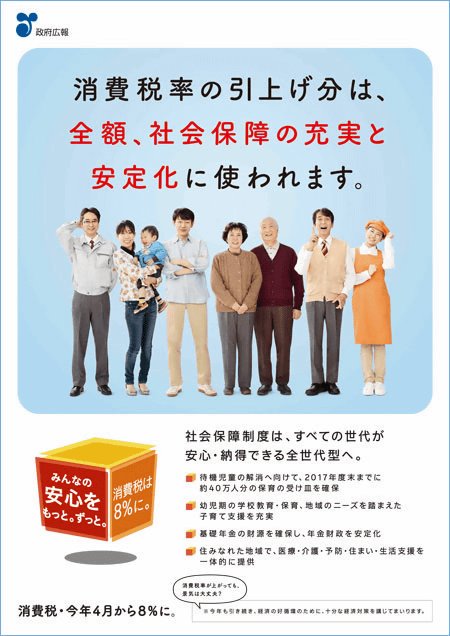 消費税は社会保障に2