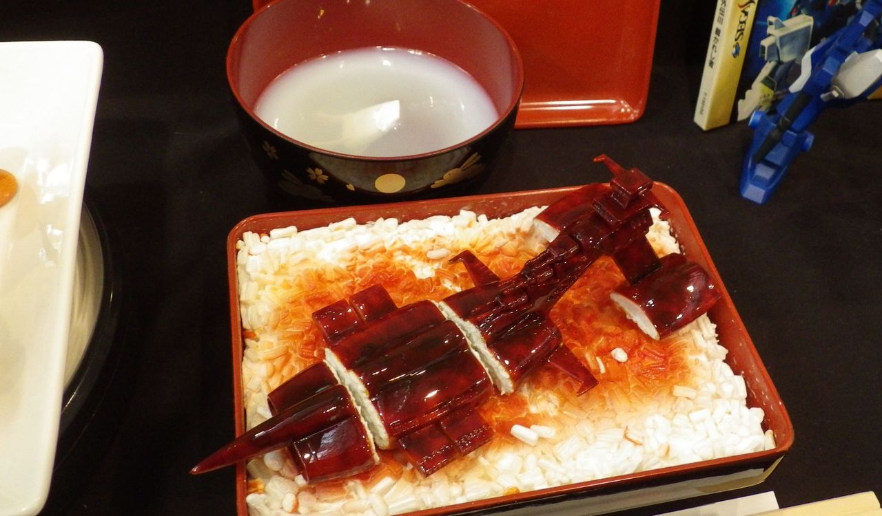 静岡ホビーショー２０１６ その２２ モデラーズクラブ合同作品展 食べ物系 作品 1 150の焼津