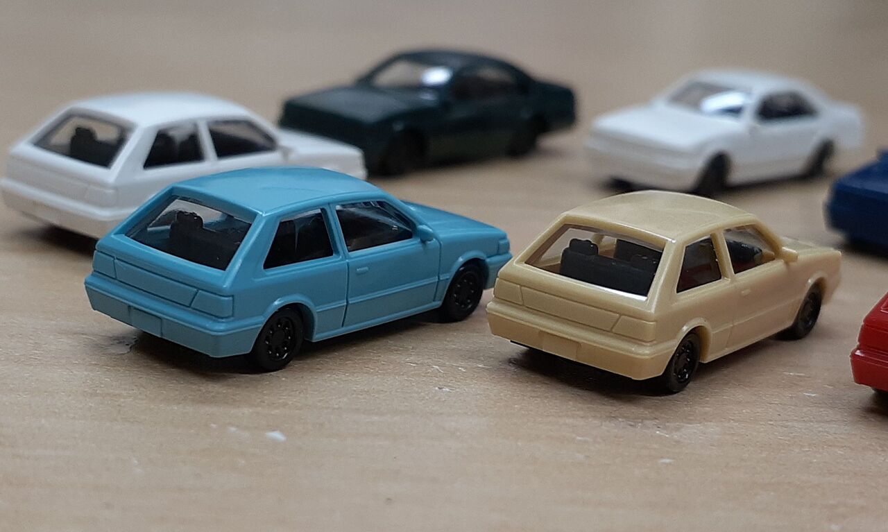 Nゲージ用のミニカー新作発売。 : 1/150の焼津