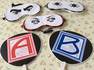 結婚式　余興　格付けチェック　札　目隠し 格付けチェック 札 目隠し 9卓セット＋新郎新婦用＋正解提示用