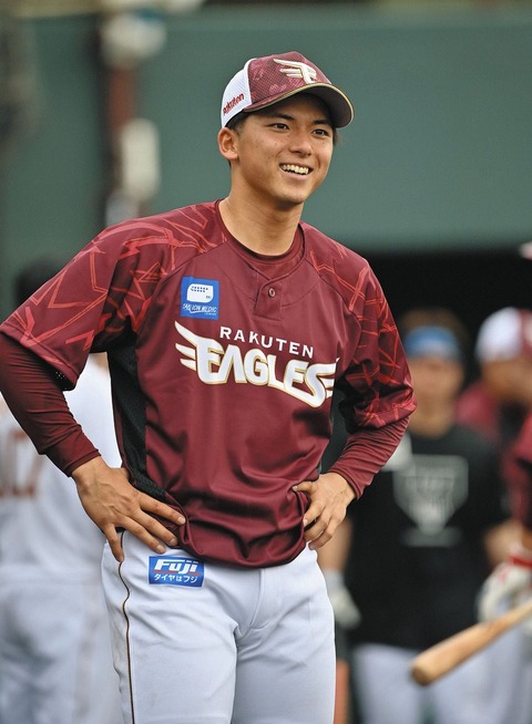 【23年に一人の逸材】楽天・宗山　オープン戦成績 打率.231 OPS.613
