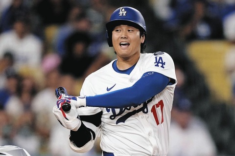 どんまい大谷翔平（31）、突然ベンチで大声を出してロバーツ監督から注意される