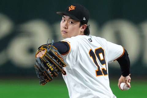 【悲報】山﨑伊織、キャンプから右肩痛