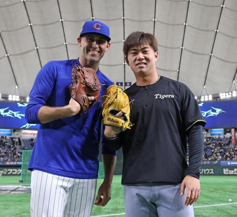 阪神がカブスに完封勝利　20歳門別が5回パーフェクト　メジャー昇格か