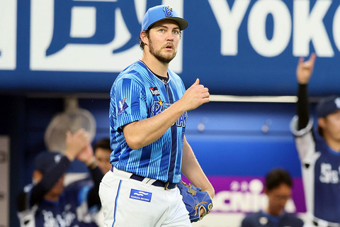 バウアー「4勝5敗 防御率3.26 投球回94 被打率.243」←これwwwwwwwwww