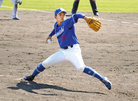 根尾（25歳、7年目）中継ぎ投手として覚醒。最速153キロで1回完全。10戦連続無失点