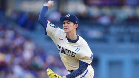 ドジャース佐々木朗希 6先発 0勝1敗 防3.55 奪三振率7.11 WHIP1.42