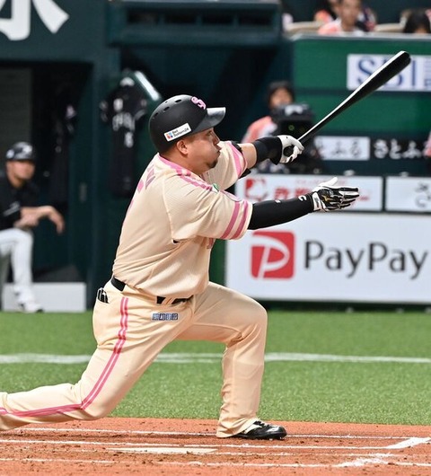 ホークス山川2打席連続ホームランwwwwwwwwwwww