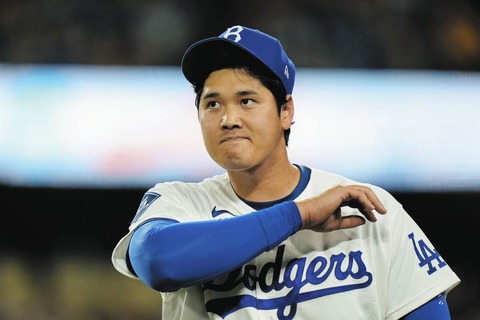 【やば】大谷、防御率0.50でナ・リーグ防御率１位にwww