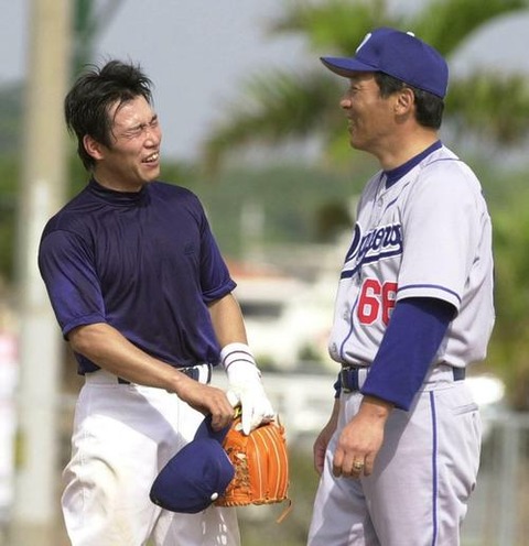 落合「井端との不仲説は嘘。」