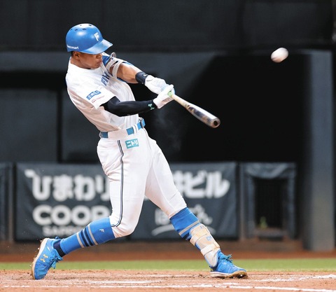 すごいぞ万波中正 .310(29-9) 5本 10打点 OPS1.301