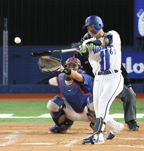 DB 5-3 D [4/7]　DeNA蝦名・牧のタイムリーで4得点　中日3連敗…金丸4回に連打を浴びる