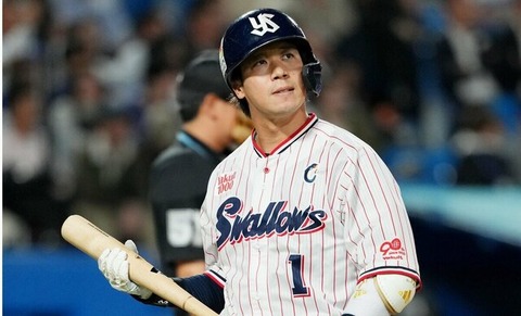 最新の山田哲人 .199(151-30)3本12打点0盗塁4失策OPS.545