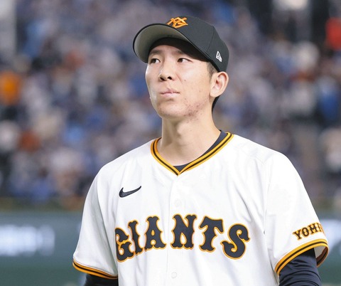 巨人阿部監督、「戸郷（8回131球2失点）ベースカバーちゃんとやってね」