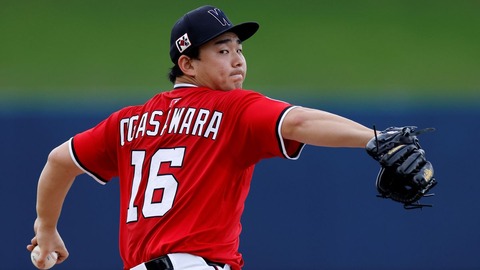 【MLB】小笠原慎之介、1回2/3投げ4失点。ストレート（146キロ）