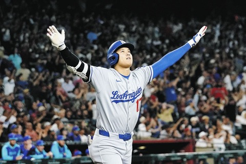 【まぁまぁ】大谷翔平　打率.304 本12 打点21 盗塁10 OPS1.063