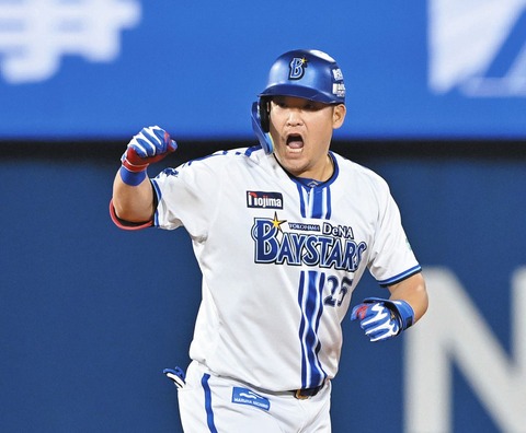 【ハマの大砲】筒香 打率.206 打点29 本塁打16 得点23 OPS.815