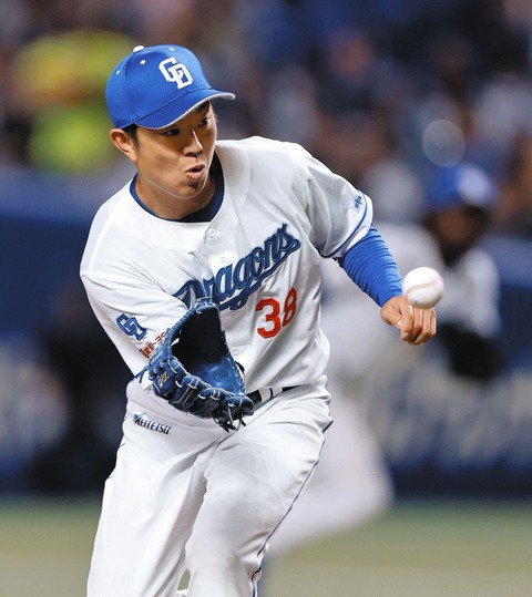 中日松葉（35）がFA権行使。Ｃランクで争奪戦に。