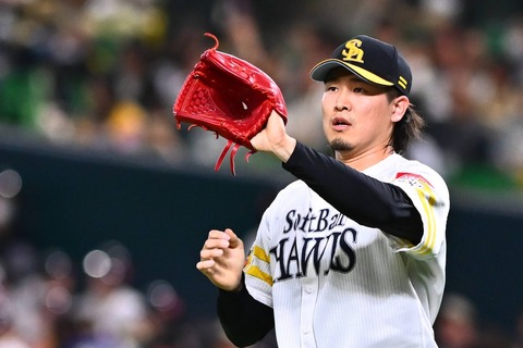 杉山一樹とかいうソフトバンクの守護神wwwww