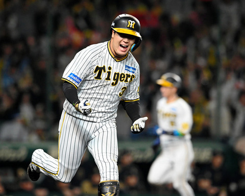 春の大山悠輔「打率.203（69-14）0本 6打点 OPS.552」