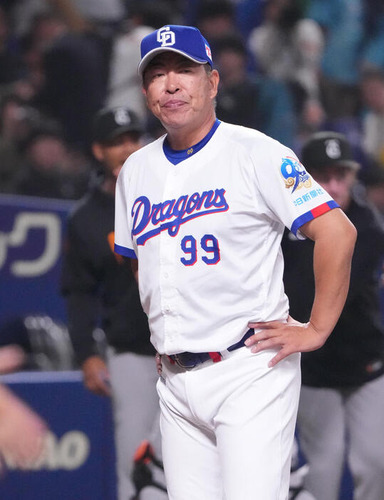 中日井上監督、金丸(6回2失点)に「球は良い。結果勝ててないという事は何かが足りてないという事」