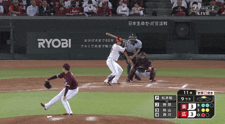 広島カープ、一塁ベース直撃サヨナラ勝利ｗｗｗｗｗｗ