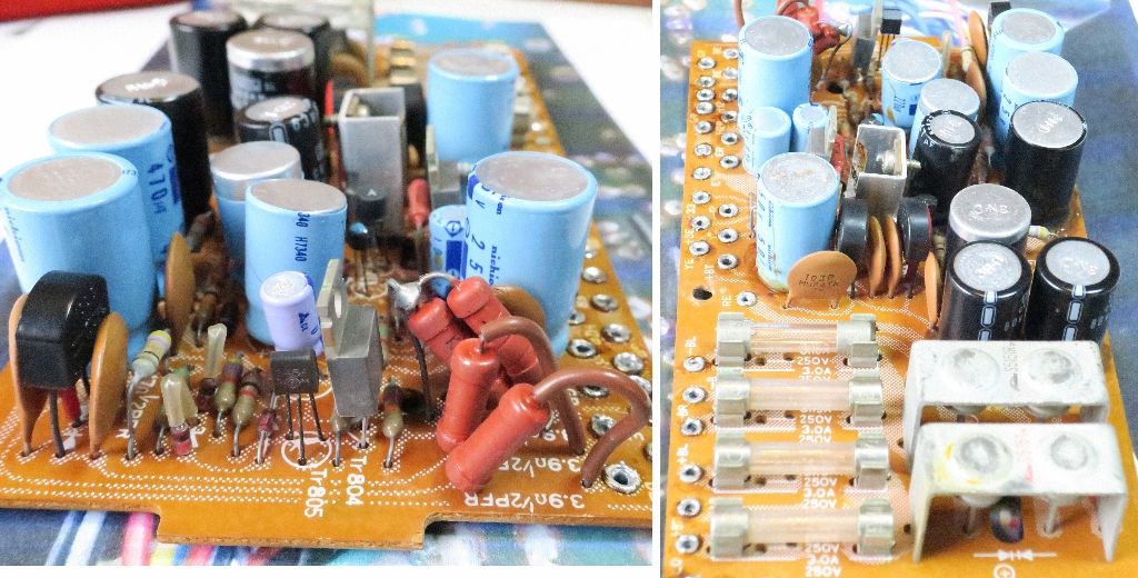 CR-800修理（その4）電源基板 : 趣味の覚書(Junk_Audio)