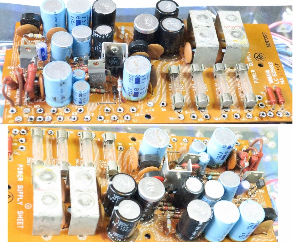CR-800修理（その4）電源基板 : 趣味の覚書(Junk_Audio)