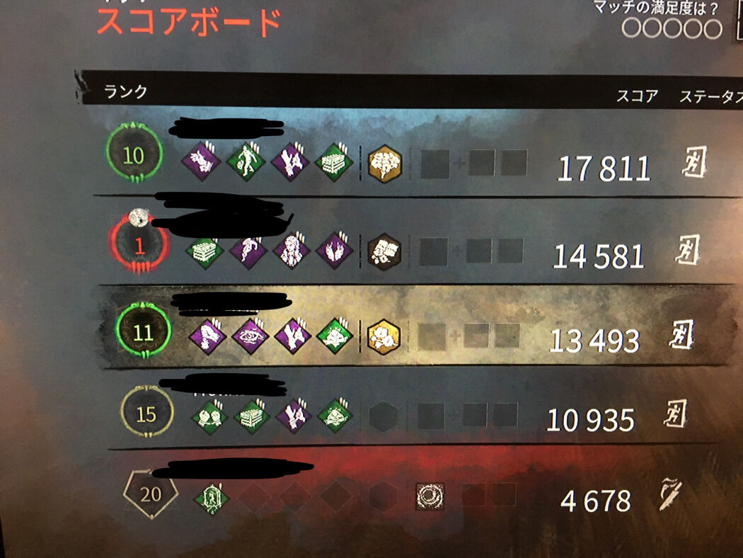 Dbd レート制が密かに導入されている説ある Dead By Daylight まとめ Dbd レート制が密かに導入されている説ある Dead By Daylight まとめ