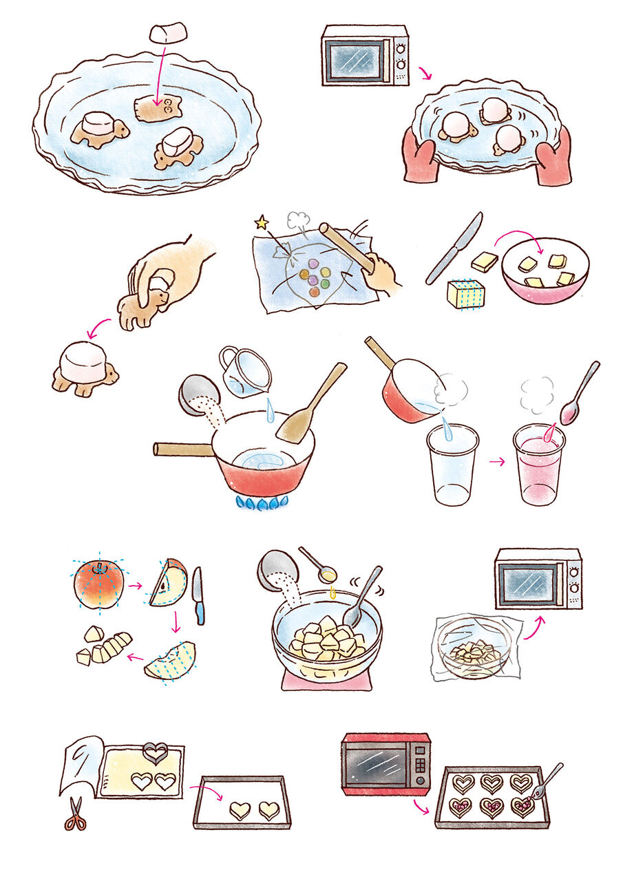 とける ふくらむ ギフト デコスイーツ のイラストを描きました ヤマハチ日記 とける ふくらむ ギフト デコスイーツ のイラストを描きました ヤマハチ日記