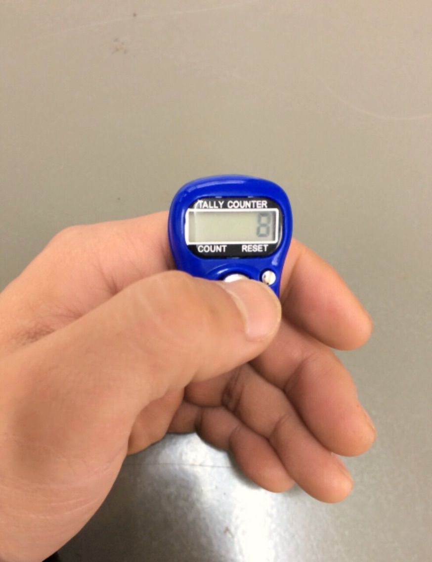 便利グッズ 指に巻いて使える セリア Seria デジまめカウンター 購入 Gpsと 山林を歩く