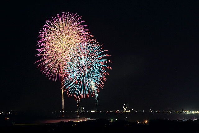 第10回福津市納涼花火大会 光の情景 Kyushu Photolog