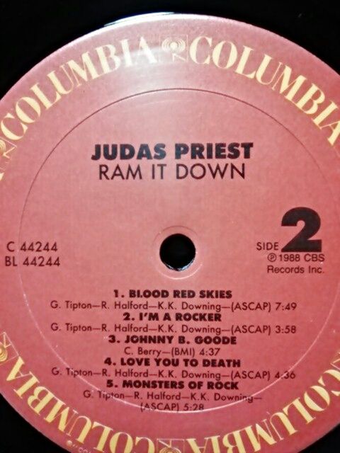 Judas Priest Ram It Down を聴き潰せ やまchan家のheavy Metal Records