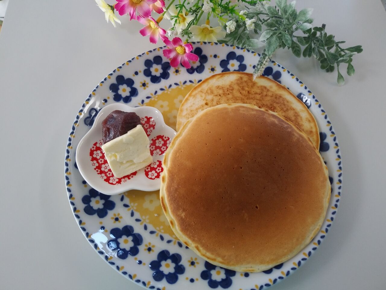 ホットケーキミックスなしでもできる もっちりパンケーキ まいにちもりもりおうちごはん ホットケーキミックスなしでもできる もっちりパンケーキ まいにちもりもりおうちごはん