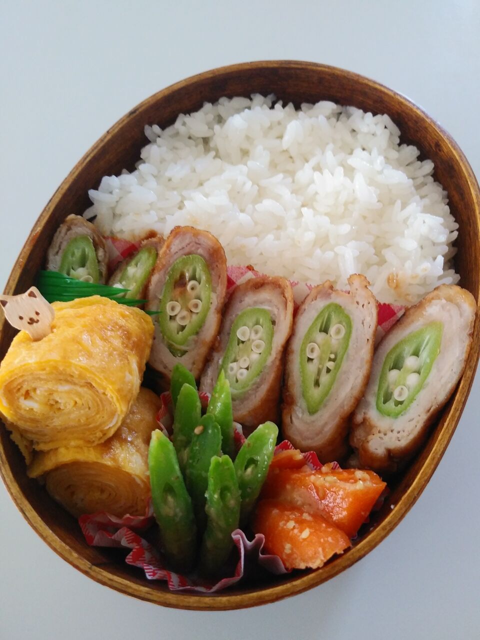 オクラの肉巻き 肉巻き夏バージョン まいにちもりもりおうちごはん オクラの肉巻き 肉巻き夏バージョン まいにちもりもりおうちごはん