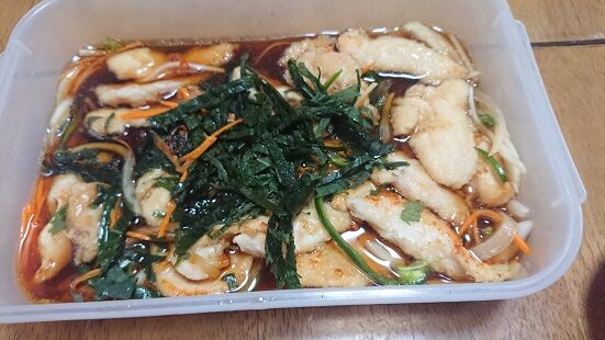 DSC_0027-鶏むねのめんつゆ浸し